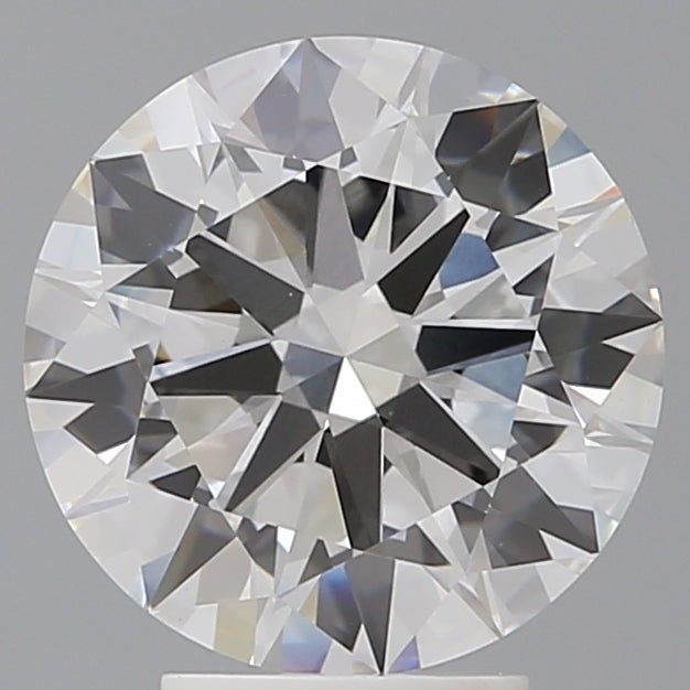 4.07 Carat Round Shaped, Excellent Cut, F Color, VVS2 Clarity, IGI Certified Lab Grown Diamond