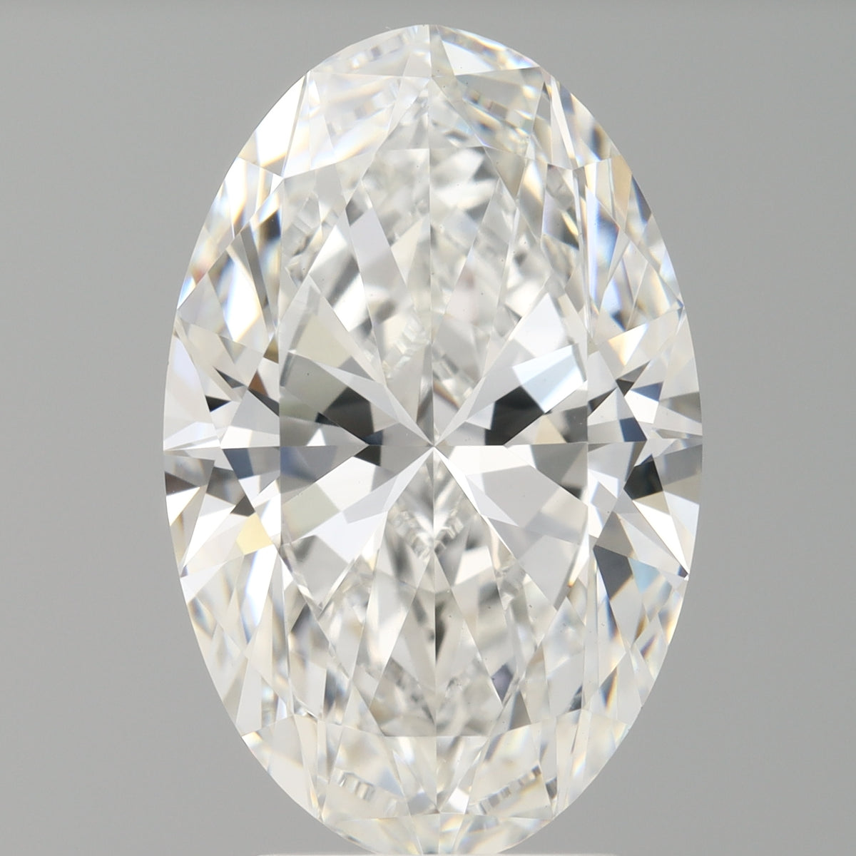 4.00 Carat Oval Shaped, Ideal Cut, F Color, VVS2 Clarity, IGI Certified Lab Grown Diamond