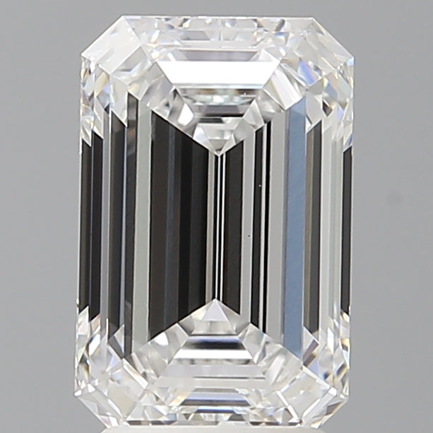 3.10 Carat Emerald Shaped, Ideal Cut, E Color, VS1 Clarity, IGI Certified Lab Grown Diamond