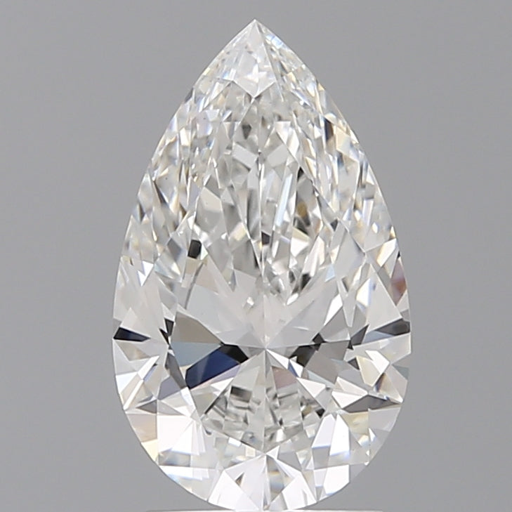 2.54 Carat Pear Shaped, Ideal Cut, E Color, VS1 Clarity, IGI Certified Lab Grown Diamond