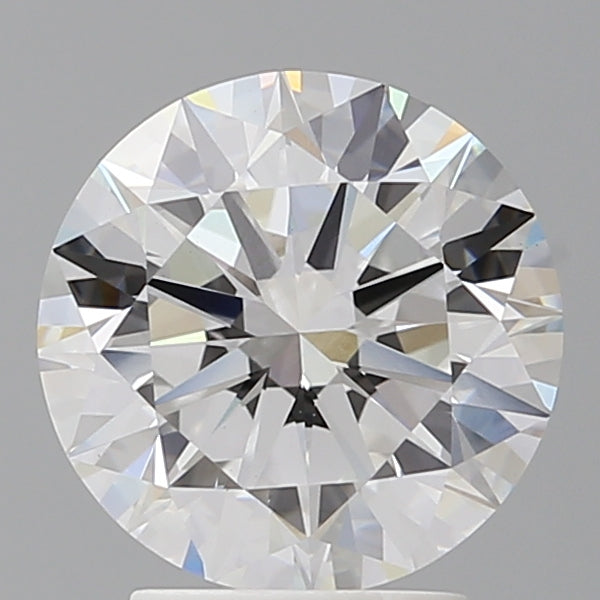 3.03 Carat Round Shaped, Excellent Cut, F Color, VVS2 Clarity, IGI Certified Lab Grown Diamond