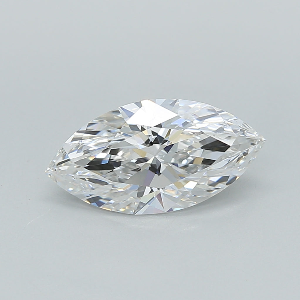 1.50 Carat Marquise Shaped, Ideal Cut, E Color, VVS2 Clarity, IGI Certified Lab Grown Diamond