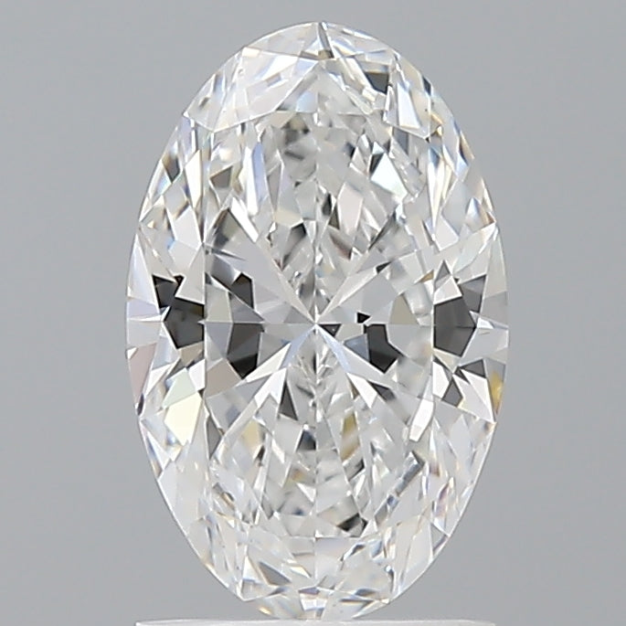 1.56 Carat Oval Shaped, Ideal Cut, D Color, VVS2 Clarity, IGI Certified Lab Grown Diamond
