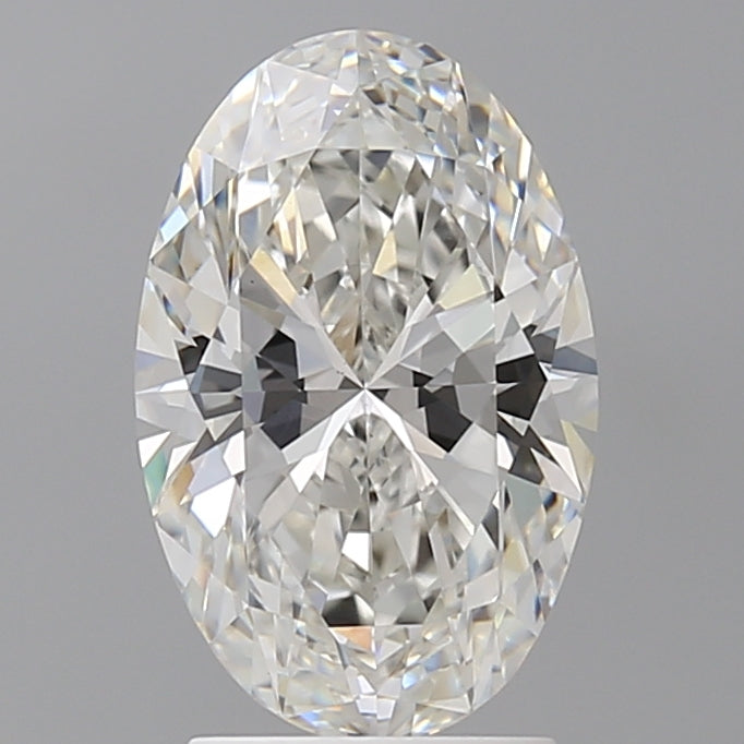 2.58 Carat Oval Shaped, Ideal Cut, F Color, VS1 Clarity, IGI Certified Lab Grown Diamond