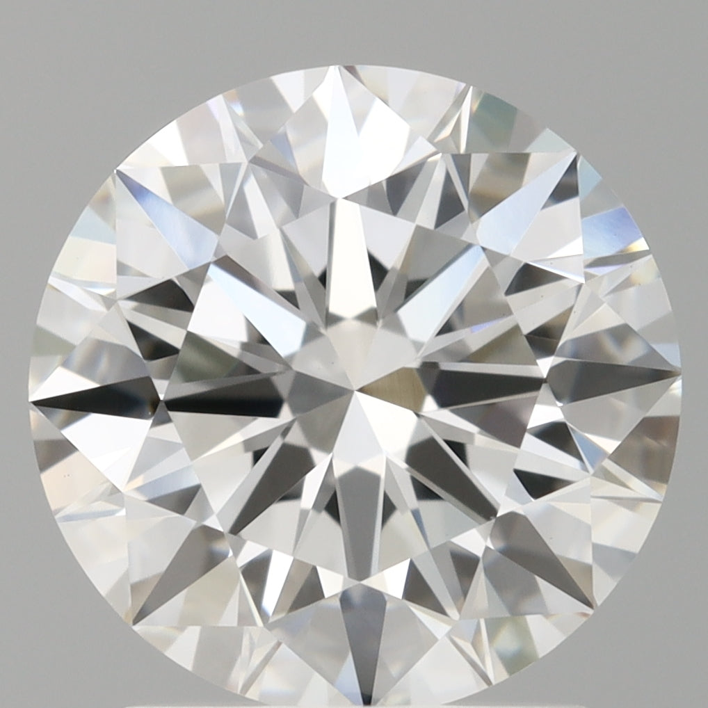 2.10 Carat Round Shaped, Ideal Cut, D Color, VVS2 Clarity, IGI Certified Lab Grown Diamond