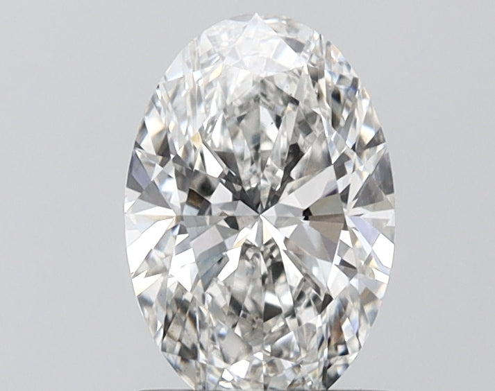 1.09 Carat Oval Shaped, Ideal Cut, F Color, VS1 Clarity, IGI Certified Lab Grown Diamond