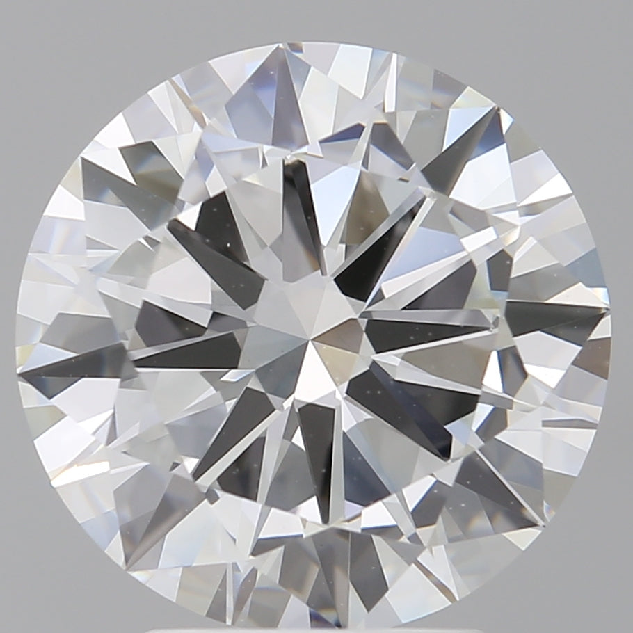 4.00 Carat Round Shaped, Excellent Cut, E Color, VVS2 Clarity, IGI Certified Lab Grown Diamond