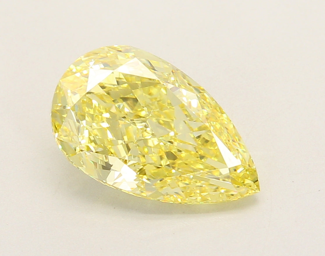 2.56 Carat Pear Shaped, Excellent Cut, VVS2 Clarity, IGI Certified Lab Grown Diamond