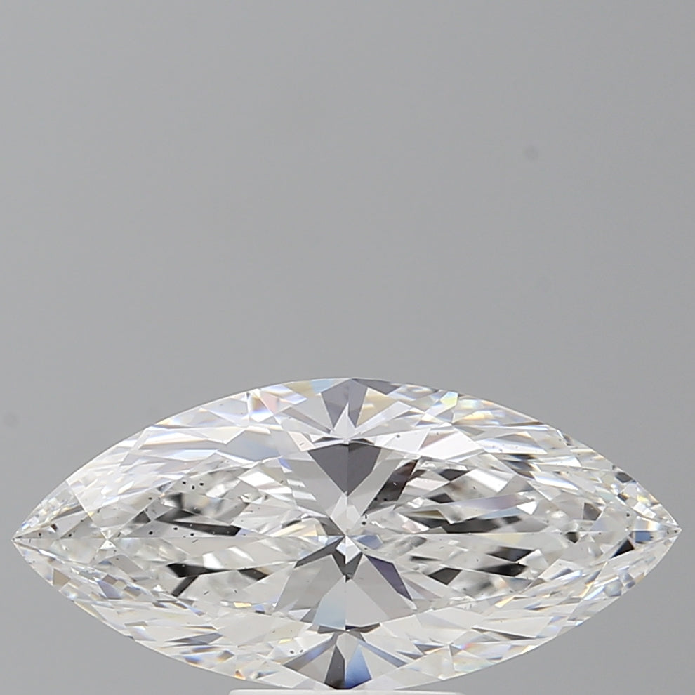 3.60 Carat Marquise Shaped, Ideal Cut, E Color, SI1 Clarity, IGI Certified Lab Grown Diamond
