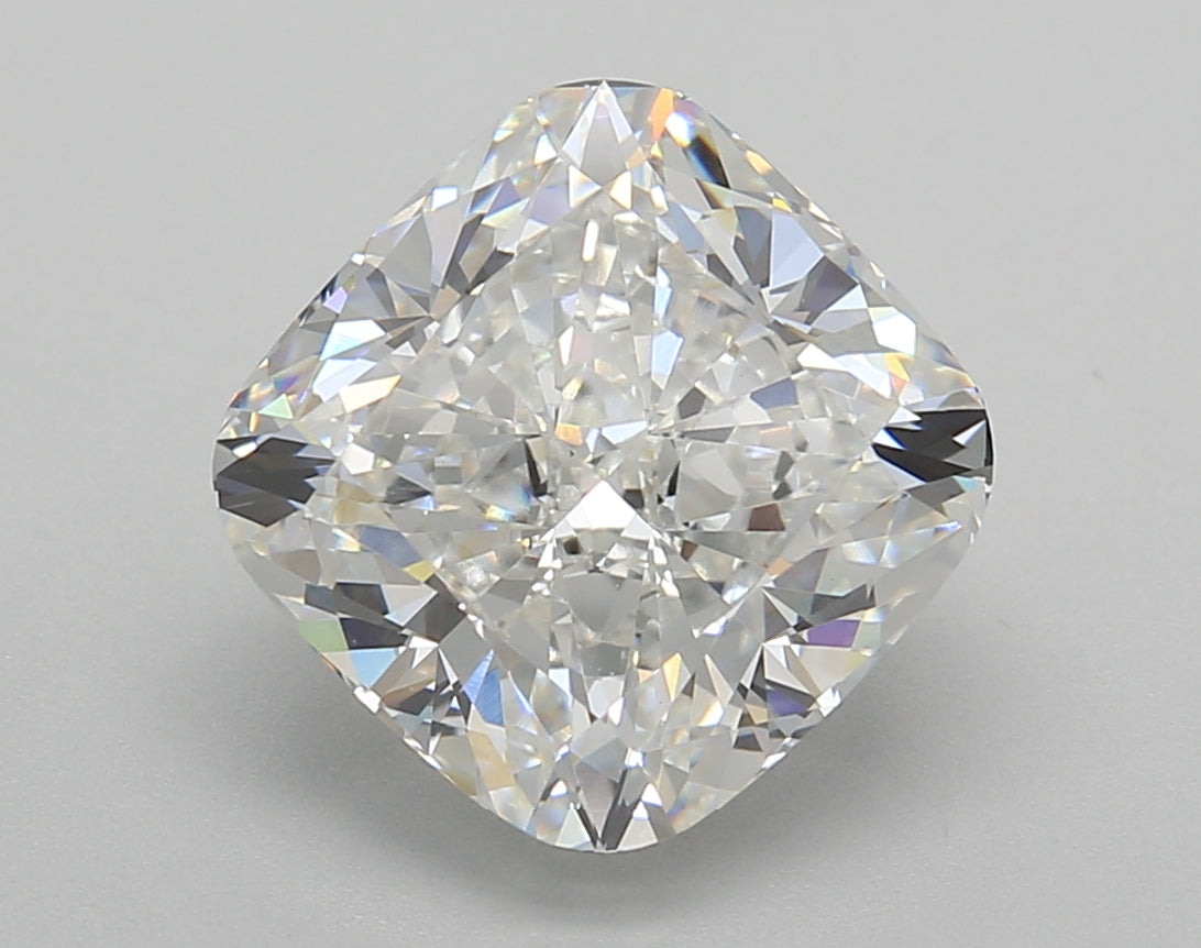 5.01 Carat Cushion Shaped, Very Good Cut, E Color, VVS2 Clarity, IGI Certified Lab Grown Diamond
