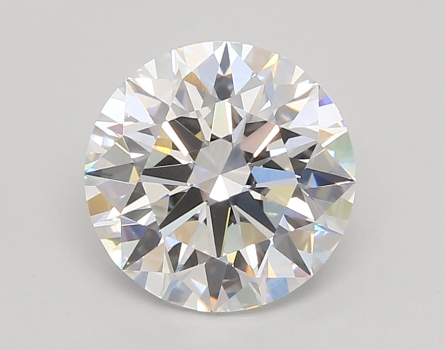 3.03 Carat Round Shaped, Ideal Cut, D Color, VVS2 Clarity, IGI Certified Lab Grown Diamond