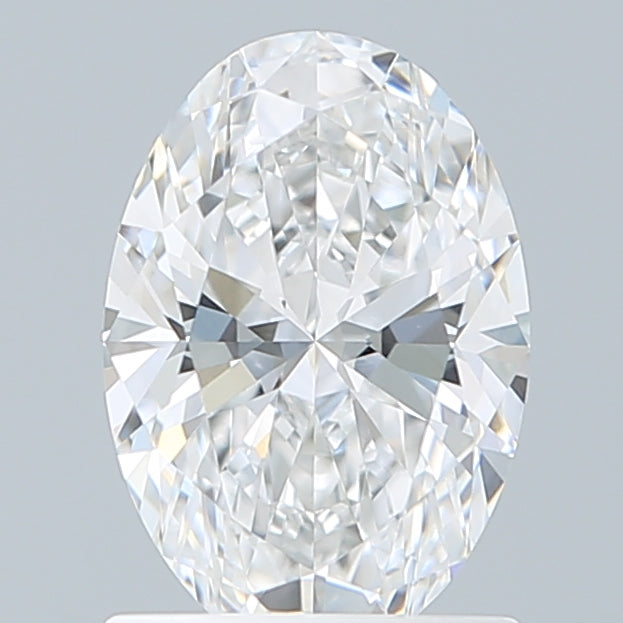 1.23 Carat Oval Shaped, Ideal Cut, D Color, VVS2 Clarity, IGI Certified Lab Grown Diamond
