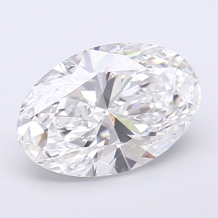 3.08 Carat Oval Shaped, Very Good Cut, E Color, VVS1 Clarity, IGI Certified Lab Grown Diamond