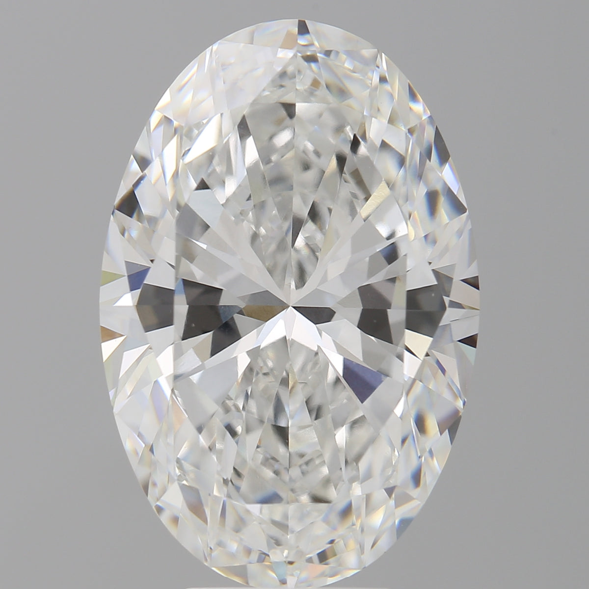 8.10 Carat Oval Shaped, Ideal Cut, F Color, VVS2 Clarity, IGI Certified Lab Grown Diamond