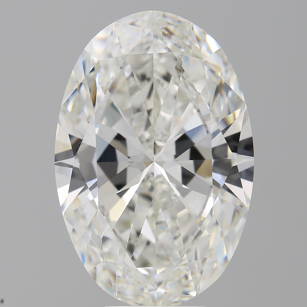8.09 Carat Oval Shaped, Ideal Cut, F Color, VVS2 Clarity, IGI Certified Lab Grown Diamond