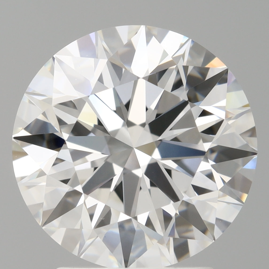 3.07 Carat Round Shaped, Excellent Cut, E Color, VVS2 Clarity, IGI Certified Lab Grown Diamond