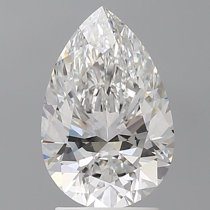 2.52 Carat Pear Shaped, Ideal Cut, E Color, VVS2 Clarity, IGI Certified Lab Grown Diamond