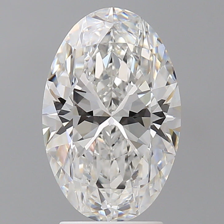 3.10 Carat Oval Shaped, Ideal Cut, E Color, VVS2 Clarity, IGI Certified Lab Grown Diamond