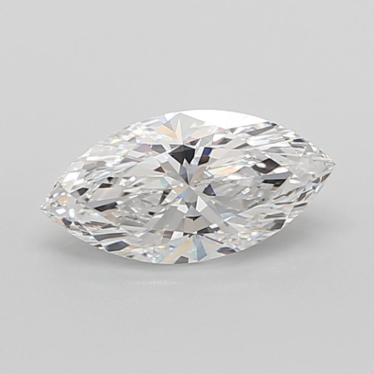 2.54 Carat Marquise Shaped, Ideal Cut, E Color, VVS2 Clarity, IGI Certified Lab Grown Diamond