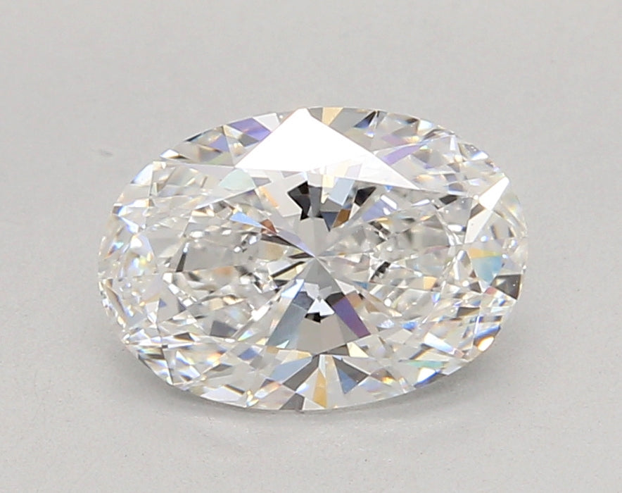 2.06 Carat Oval Shaped, Ideal Cut, D Color, VVS2 Clarity, IGI Certified Lab Grown Diamond