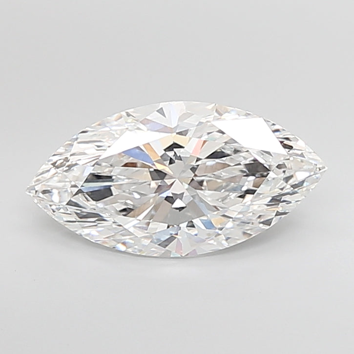 5.05 Carat Marquise Shaped, Ideal Cut, E Color, VVS2 Clarity, IGI Certified Lab Grown Diamond