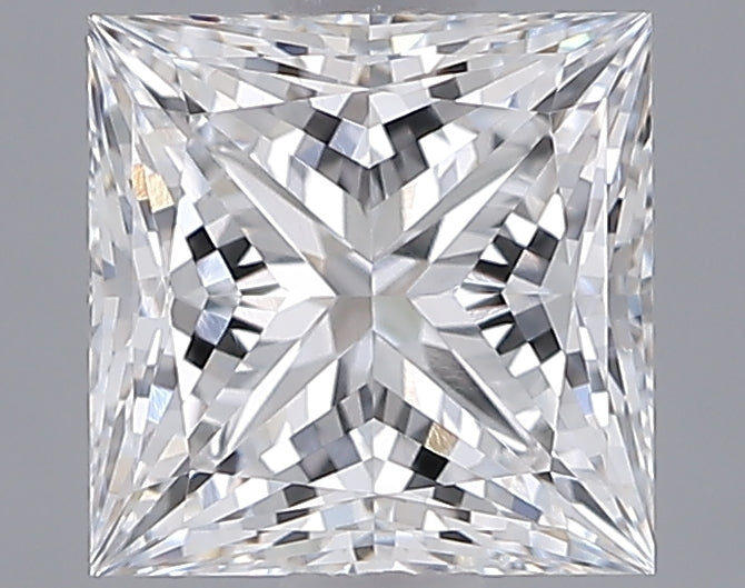 1.56 Carat Princess Shaped, Ideal Cut, E Color, VVS2 Clarity, IGI Certified Lab Grown Diamond