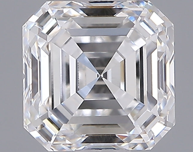 1.51 Carat Asscher Shaped, Ideal Cut, D Color, VVS2 Clarity, IGI Certified Lab Grown Diamond