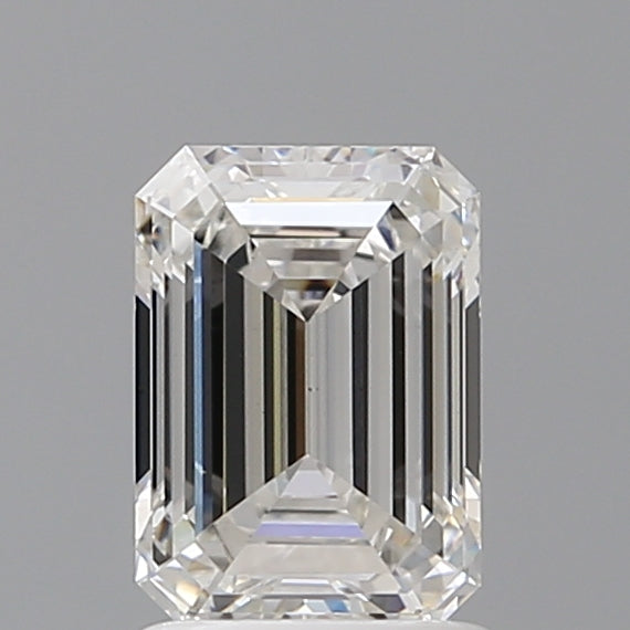 1.53 Carat Emerald Shaped, Ideal Cut, F Color, VS1 Clarity, IGI Certified Lab Grown Diamond