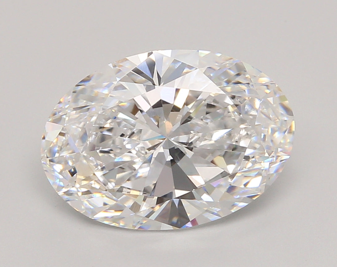 5.04 Carat Oval Shaped, Ideal Cut, D Color, VS1 Clarity, IGI Certified Lab Grown Diamond