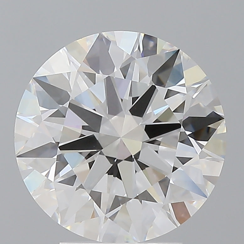 4.10 Carat Round Shaped, Ideal Cut, E Color, VVS2 Clarity, IGI Certified Lab Grown Diamond