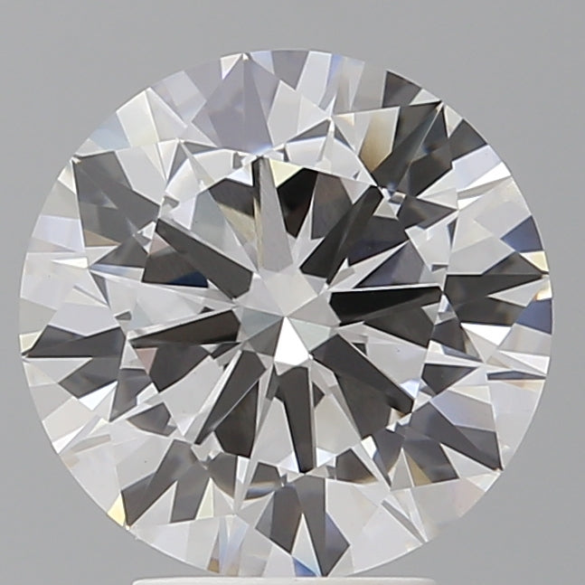 4.07 Carat Round Shaped, Ideal Cut, E Color, VVS2 Clarity, IGI Certified Lab Grown Diamond