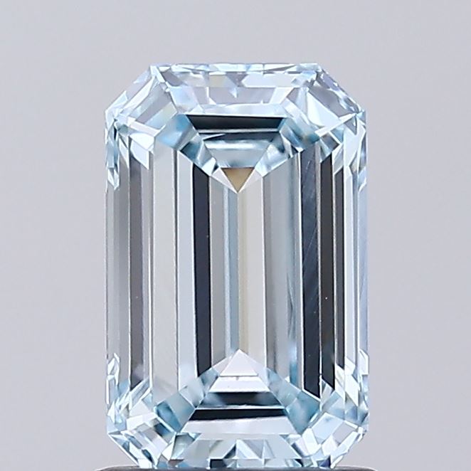 1.34 Carat Emerald Shaped, Ideal Cut, VS1 Clarity, IGI Certified Lab Grown Diamond