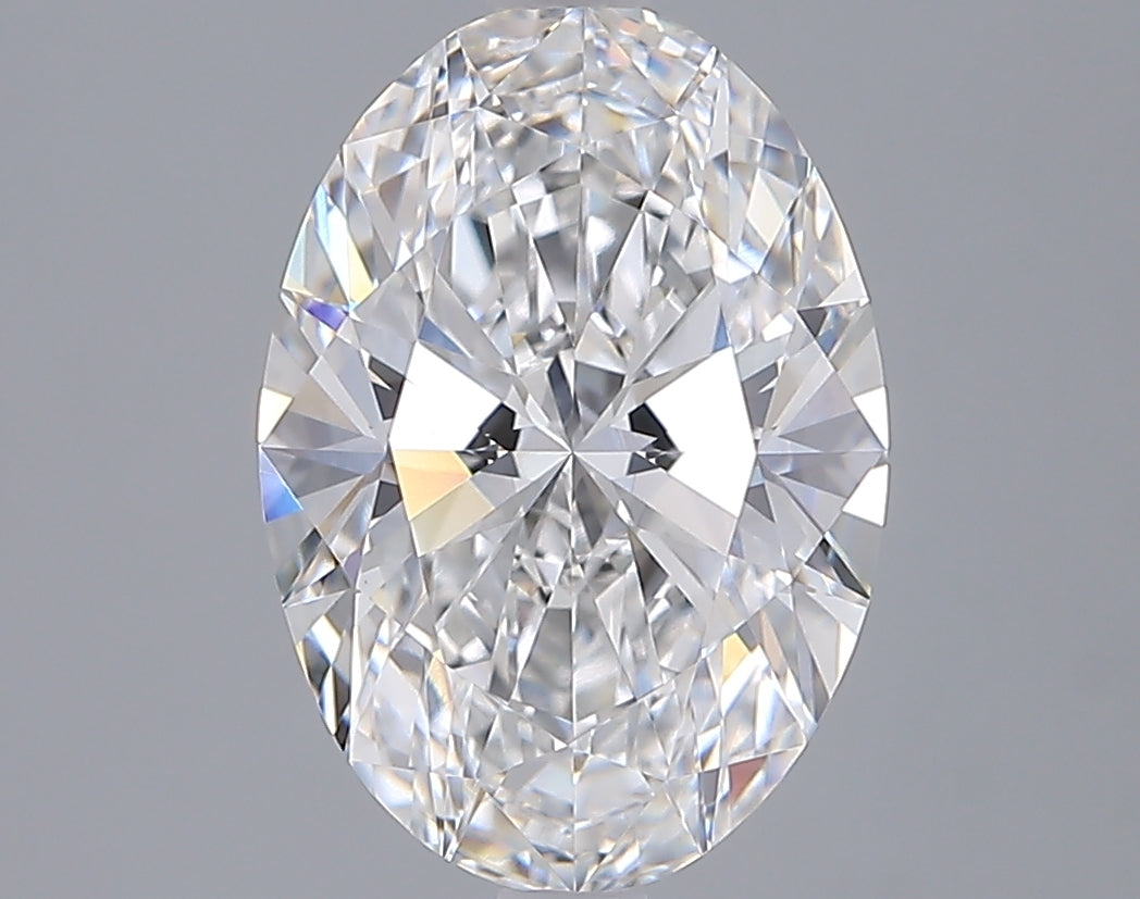 3.06 Carat Oval Shaped, Ideal Cut, E Color, VVS1 Clarity, IGI Certified Lab Grown Diamond