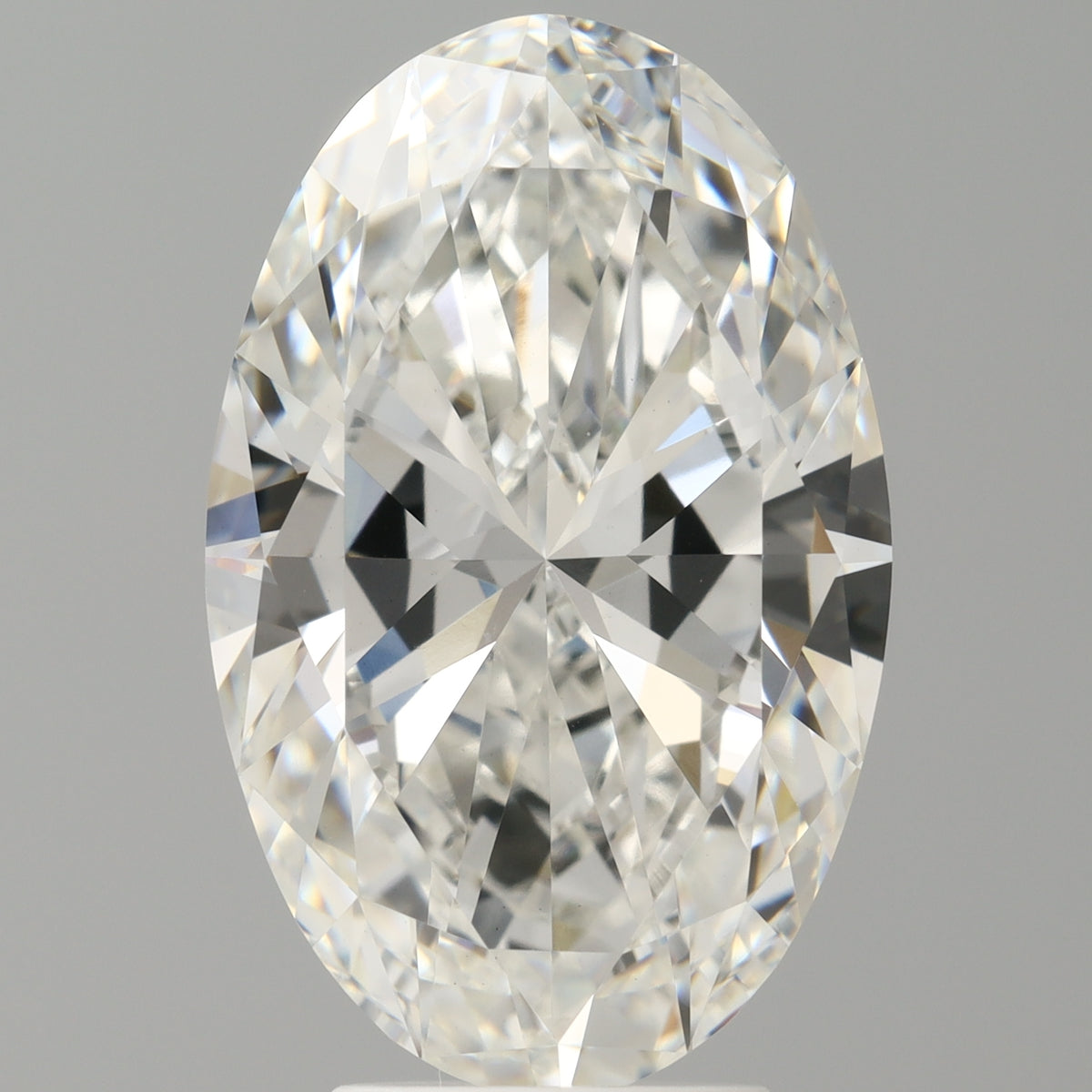 5.00 Carat Oval Shaped, Ideal Cut, F Color, VVS2 Clarity, IGI Certified Lab Grown Diamond