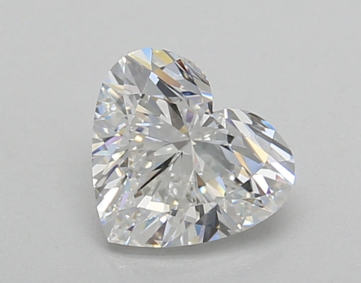 1.00 Carat Heart Shaped, Very Good Cut, D Color, VVS2 Clarity, IGI Certified Lab Grown Diamond