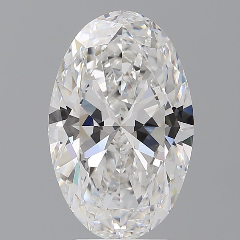 4.04 Carat Oval Shaped, Ideal Cut, E Color, VVS2 Clarity, IGI Certified Lab Grown Diamond