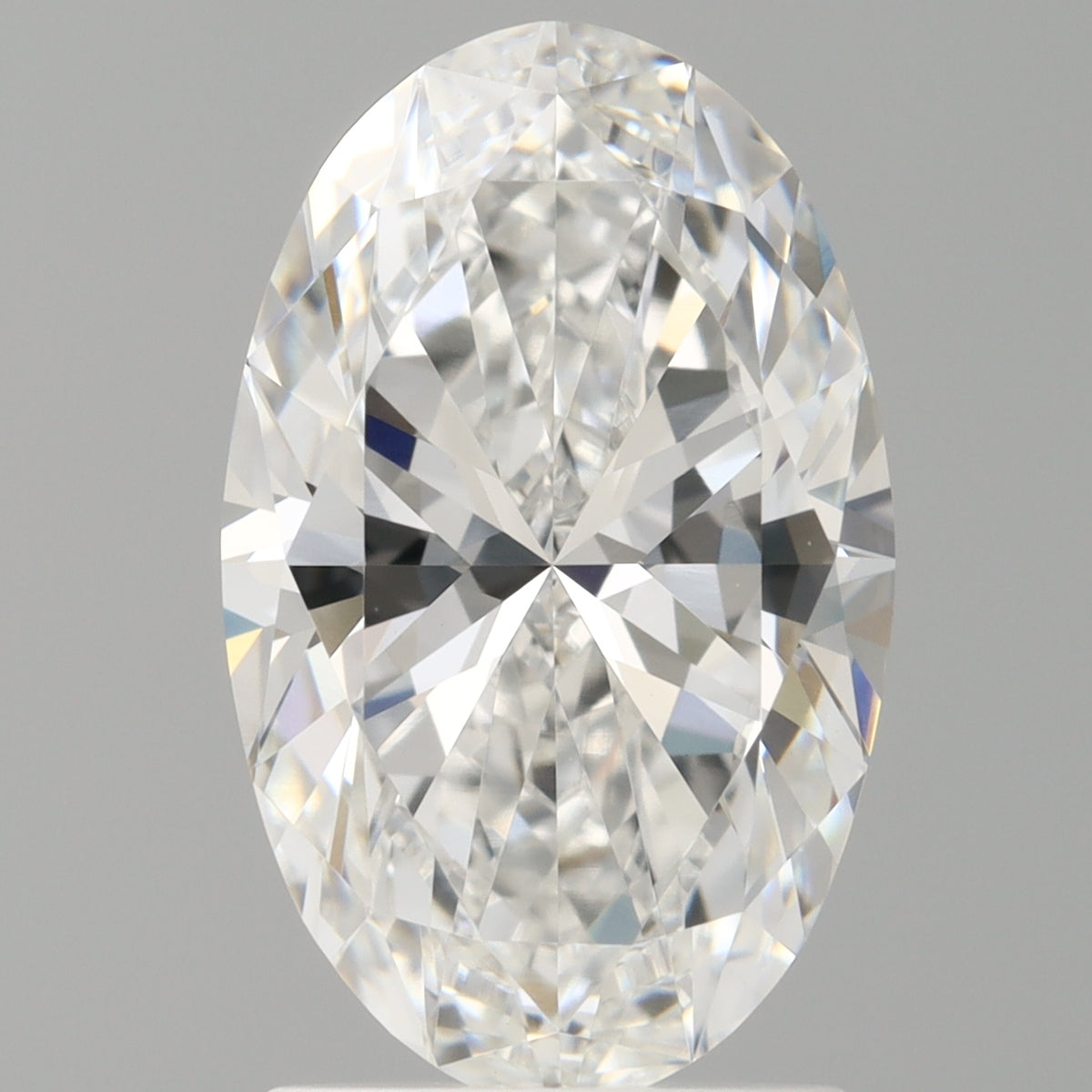 2.10 Carat Oval Shaped, Ideal Cut, E Color, VVS2 Clarity, IGI Certified Lab Grown Diamond