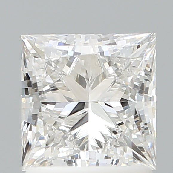 1.56 Carat Princess Shaped, Ideal Cut, E Color, VVS2 Clarity, IGI Certified Lab Grown Diamond
