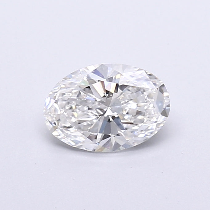 0.84 Carat Oval Shaped, Very Good Cut, D Color, VVS2 Clarity, IGI Certified Lab Grown Diamond