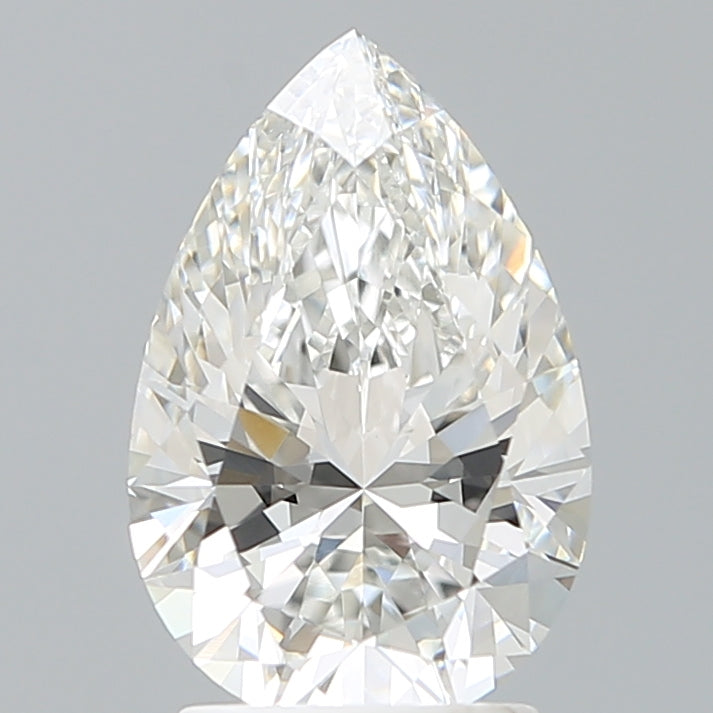 2.40 Carat Pear Shaped, Ideal Cut, F Color, VVS2 Clarity, IGI Certified Lab Grown Diamond