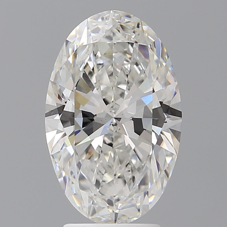 3.54 Carat Oval Shaped, Ideal Cut, F Color, VVS2 Clarity, IGI Certified Lab Grown Diamond