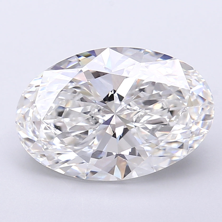 4.13 Carat Oval Shaped, Very Good Cut, E Color, VVS2 Clarity, IGI Certified Lab Grown Diamond