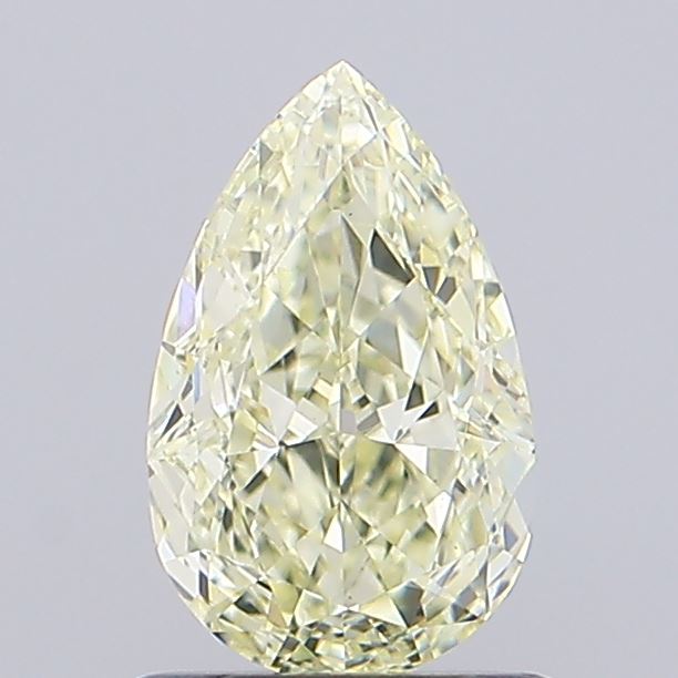 1.06 Carat Pear Shaped, Ideal Cut, Q-R Color, VS1 Clarity, IGI Certified Lab Grown Diamond