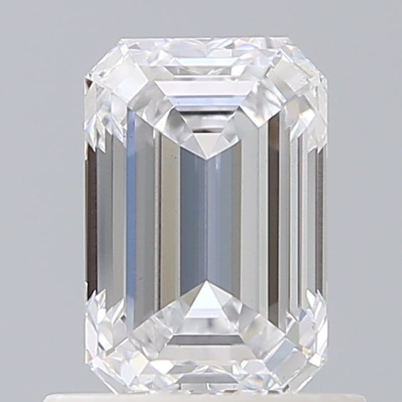 0.93 Carat Emerald Shaped, Ideal Cut, E Color, VS2 Clarity, IGI Certified Lab Grown Diamond