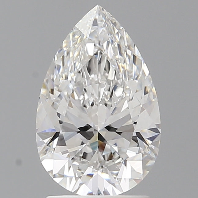 2.09 Carat Pear Shaped, Ideal Cut, E Color, VVS2 Clarity, IGI Certified Lab Grown Diamond