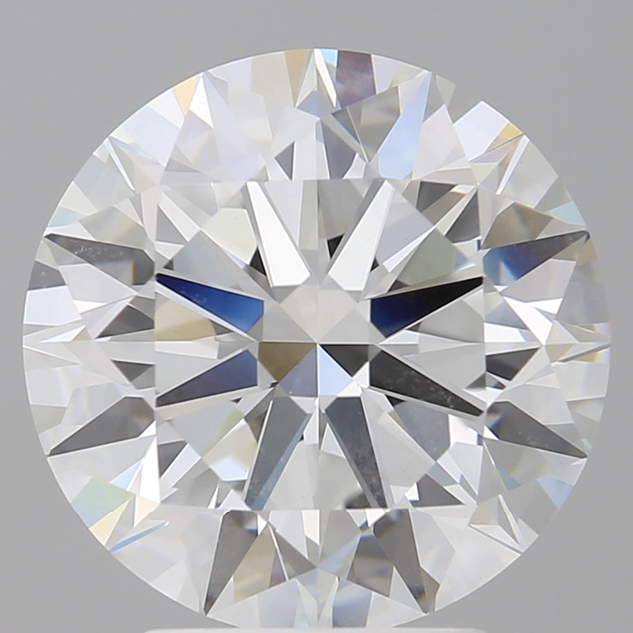 4.01 Carat Round Shaped, Excellent Cut, F Color, VVS2 Clarity, IGI Certified Lab Grown Diamond