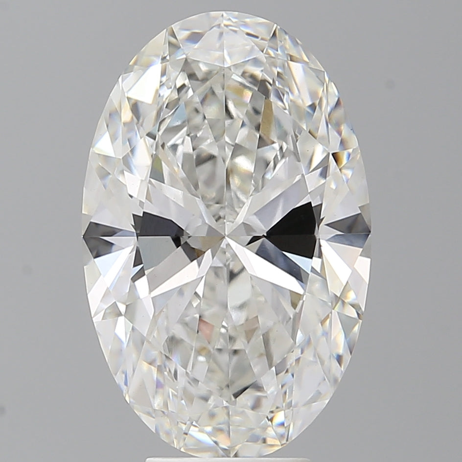 6.57 Carat Oval Shaped, Ideal Cut, E Color, VVS2 Clarity, IGI Certified Lab Grown Diamond