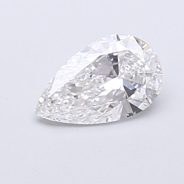 0.56 Carat Pear Shaped, Very Good Cut, D Color, VVS2 Clarity, IGI Certified Lab Grown Diamond