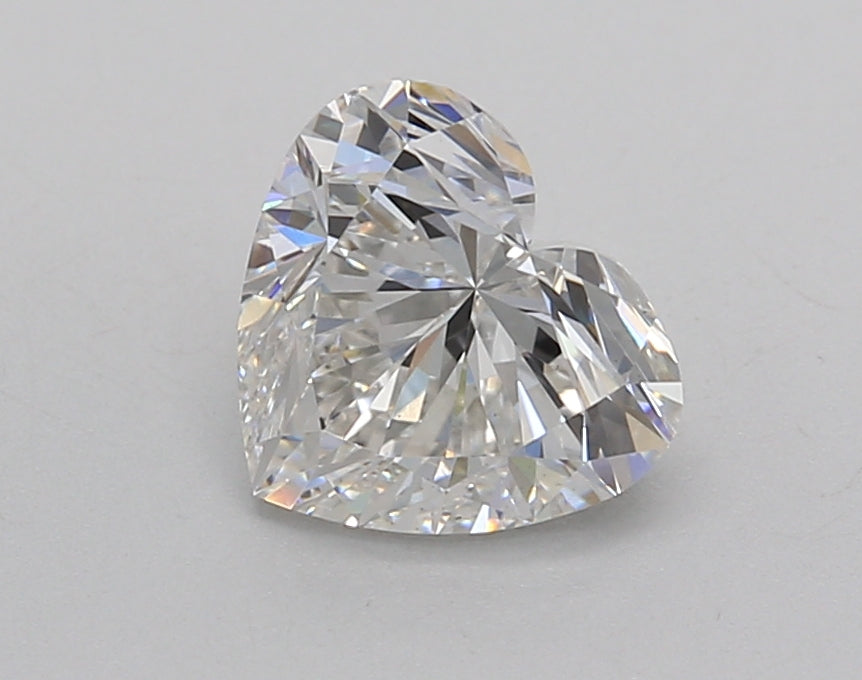 1.50 Carat Heart Shaped, Very Good Cut, F Color, VS1 Clarity, IGI Certified Lab Grown Diamond