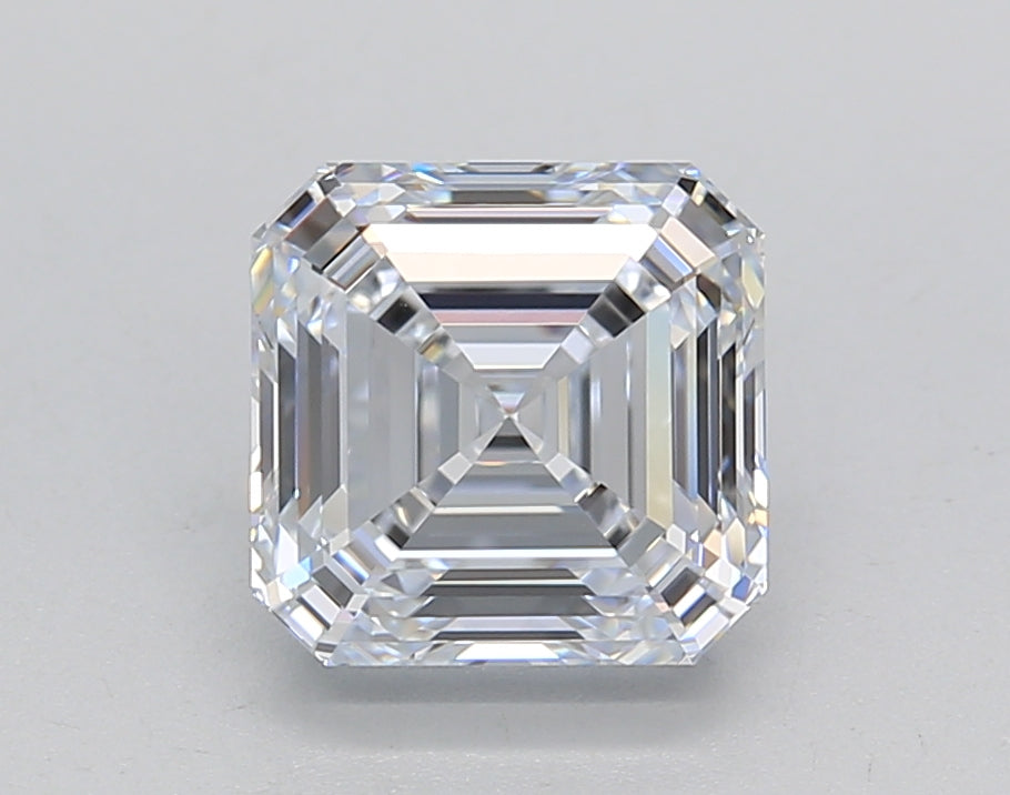 2.06 Carat Asscher Shaped, Ideal Cut, G Color, VVS1 Clarity, IGI Certified Lab Grown Diamond